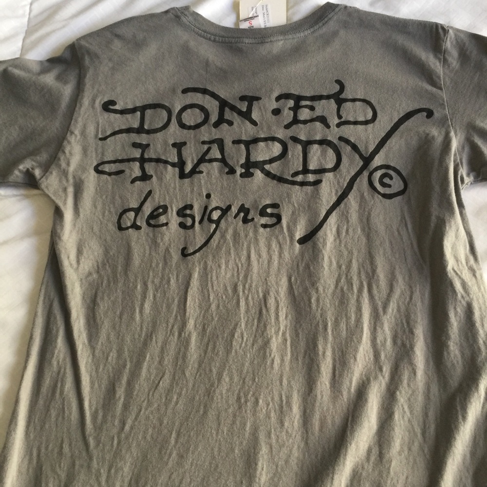 Ed Hardy Crew neck T’shirt by Christian Audigier - Picture 4 of 5